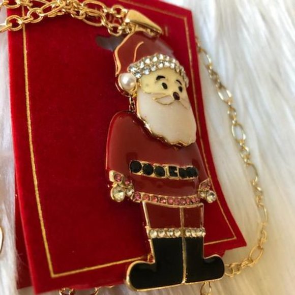 Santa Long Pendant Necklace - Picture 5 of 10